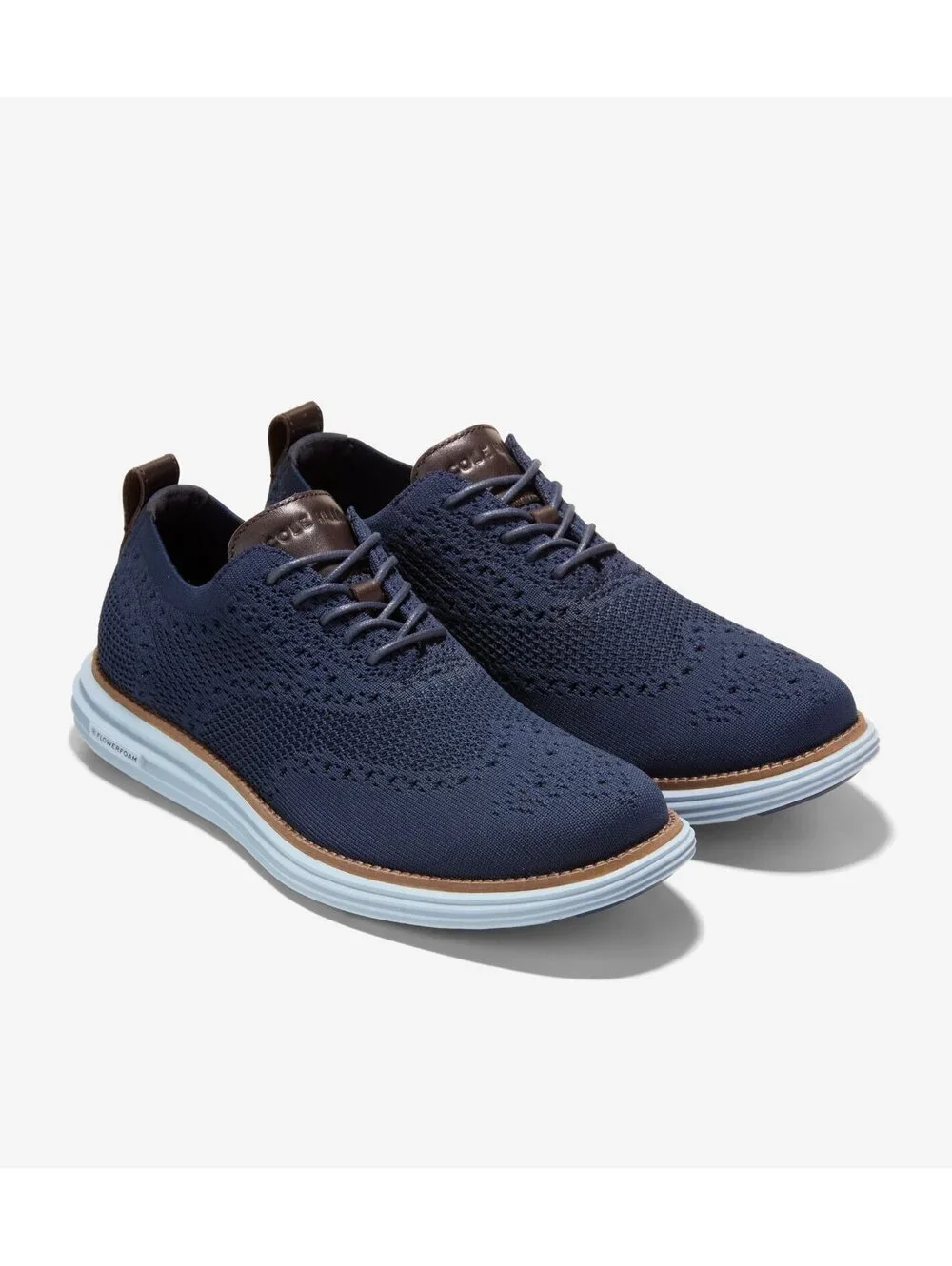 Cole Haan Men's OriginalGrand Wingtip Oxfords - Navy 10M